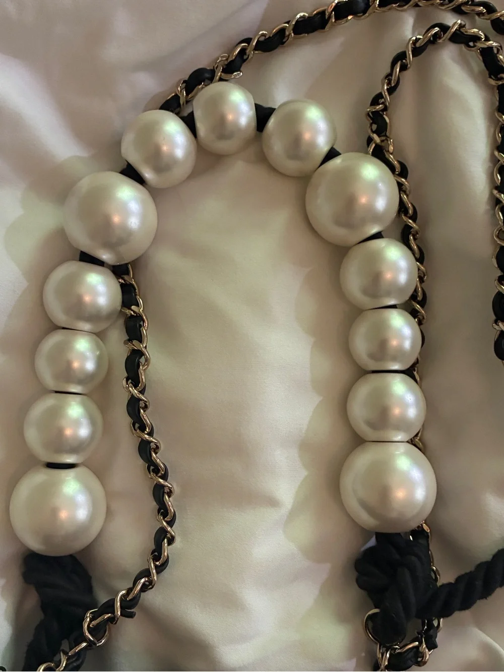 Chanel Black Sequined Pearl-Handle classic flap Mini Shoulder Bag runway